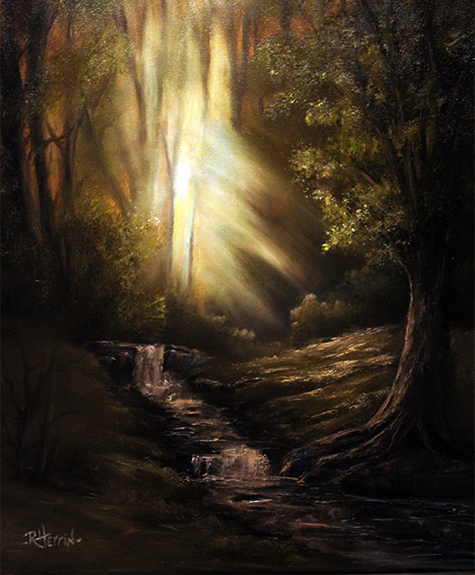 Forest Painting by Ryan Herrin