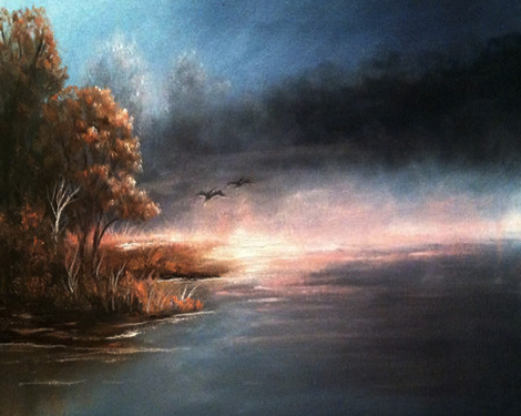 Tonalism Painting by Ryan Herrin