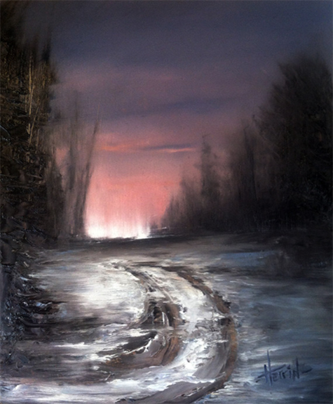 Tonalism Painting by Ryan Herrin
