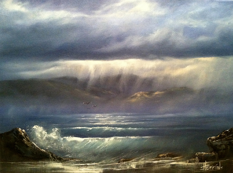 Seascape Painting by Ryan Herrin